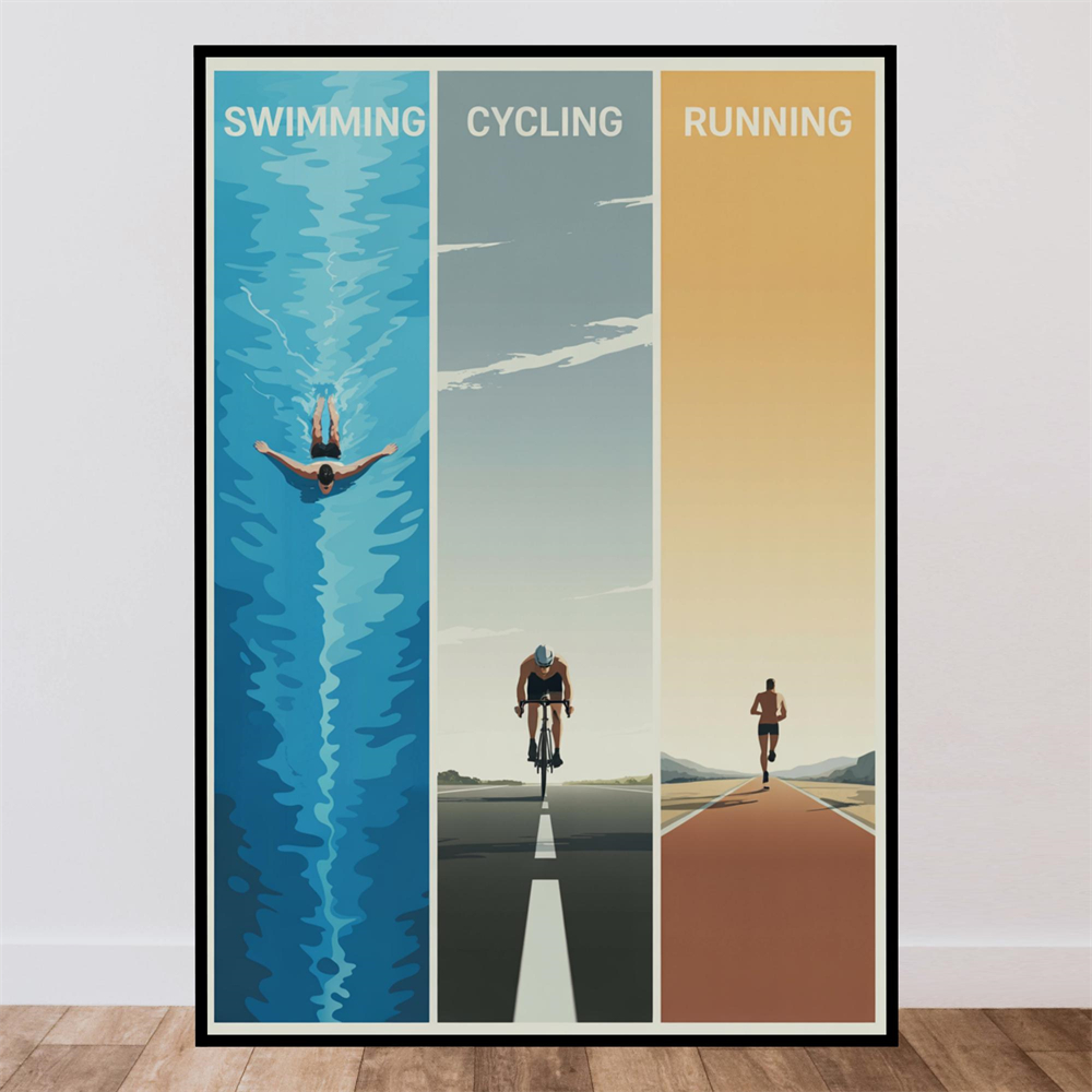 Home Gym Minimalist - Time To Gym Poster Outdoor Wall