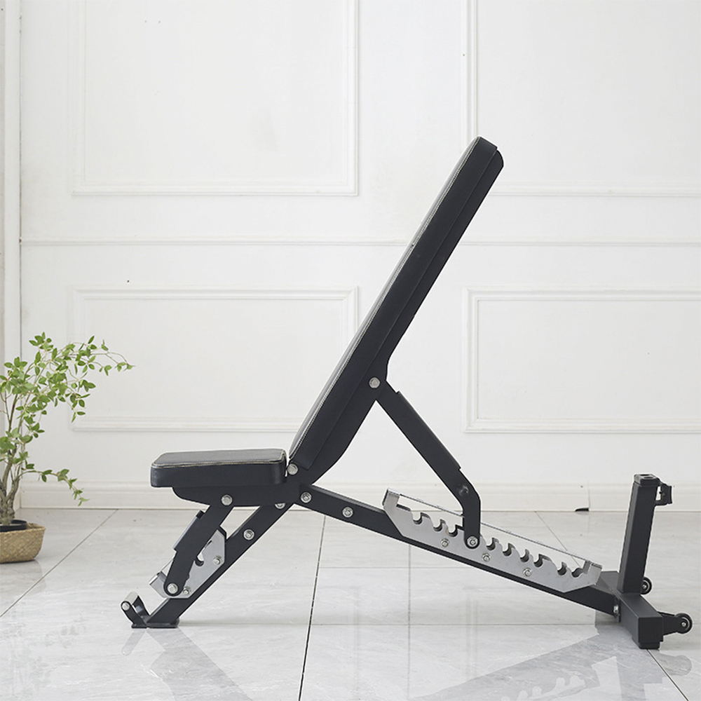 Home Gym Dumbbells - Commercial Foldable Flat Dumbbell Adjustable Benches