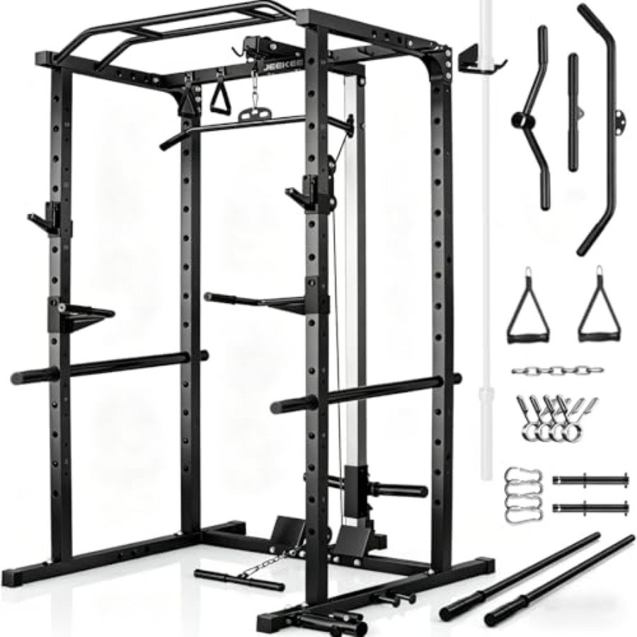 Home Gym Multifunctional - Home gym power rack with LAT