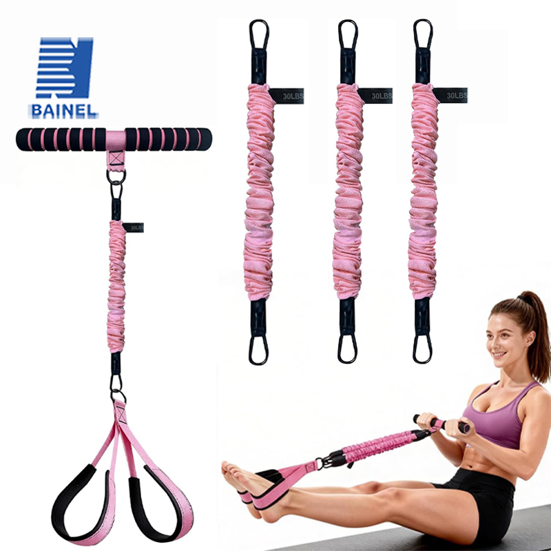 Home Gym Youtube - Pull‑Up Bar & Resistance Bands Set