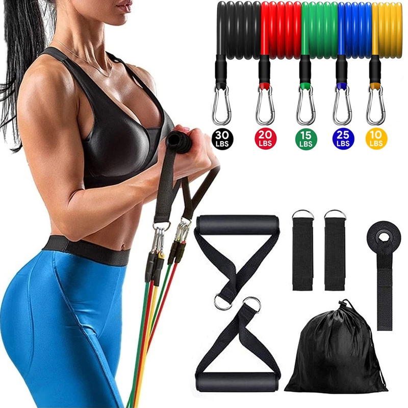 Home Gym Resistance Machine - Resistance Elastic Bands Exercise Strength Training