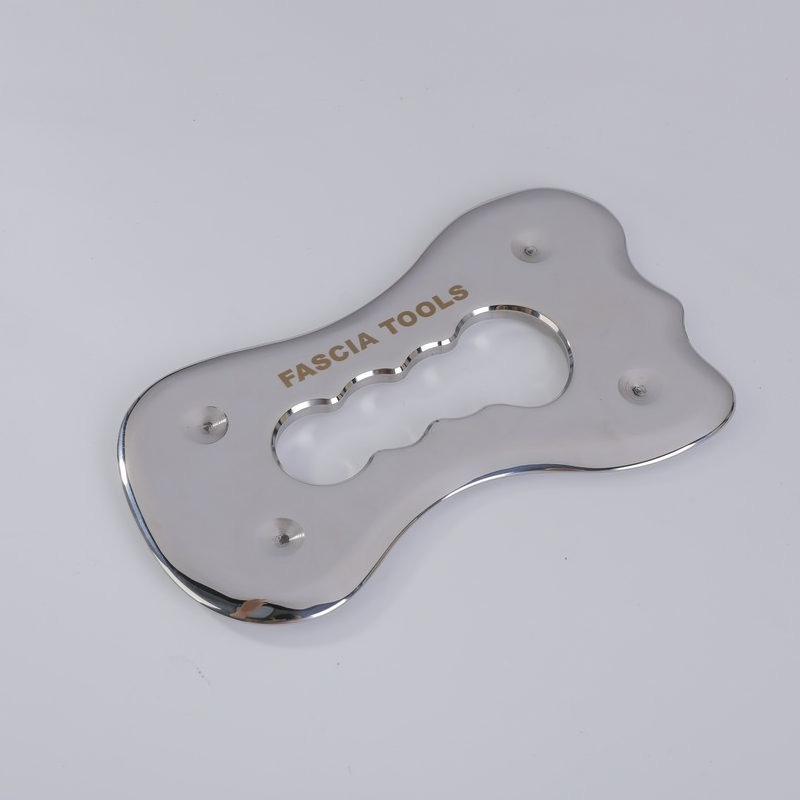 Home Gym Pilates - Hole‑Designed Stainless Steel Gua Sha Board