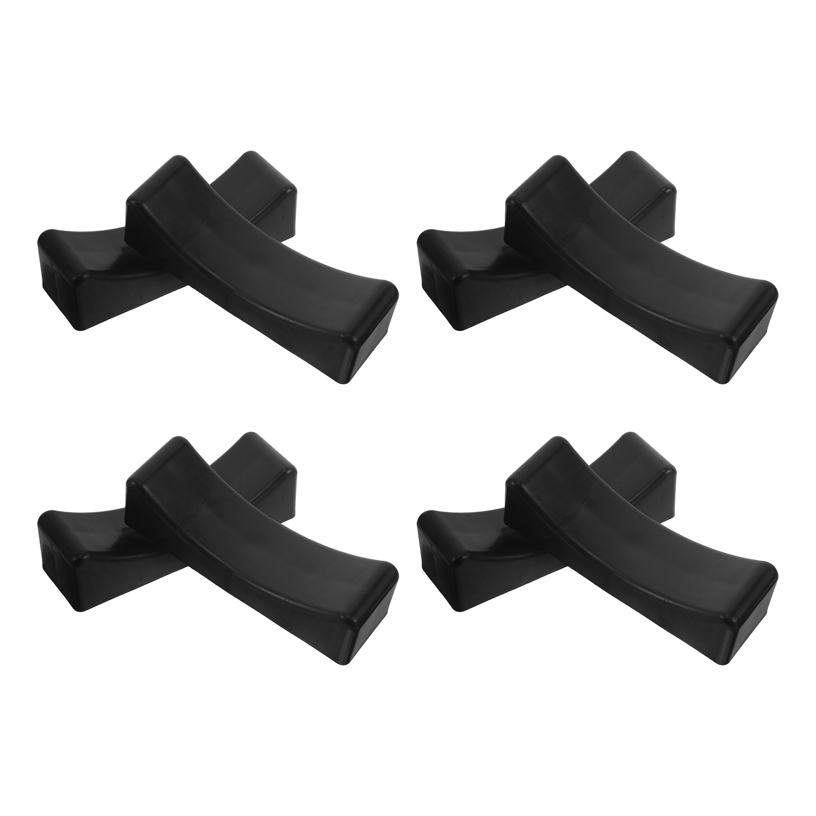 Home Gym Dumbbells - 8Pcs Dumbbell Storage Saddles Hollow Design