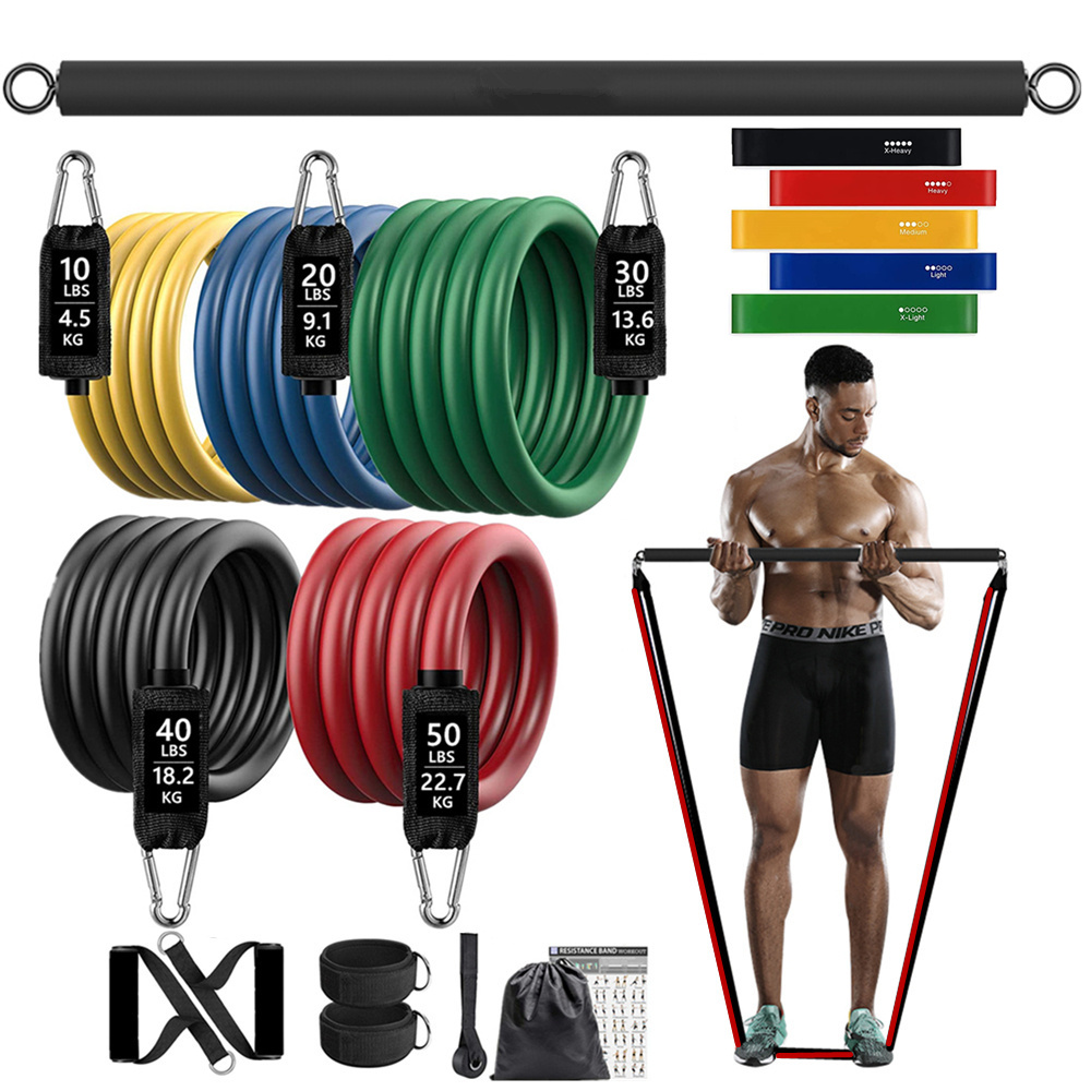 Home Gym Ideas - 150lb Fitness Booty Resistance Elastic Band