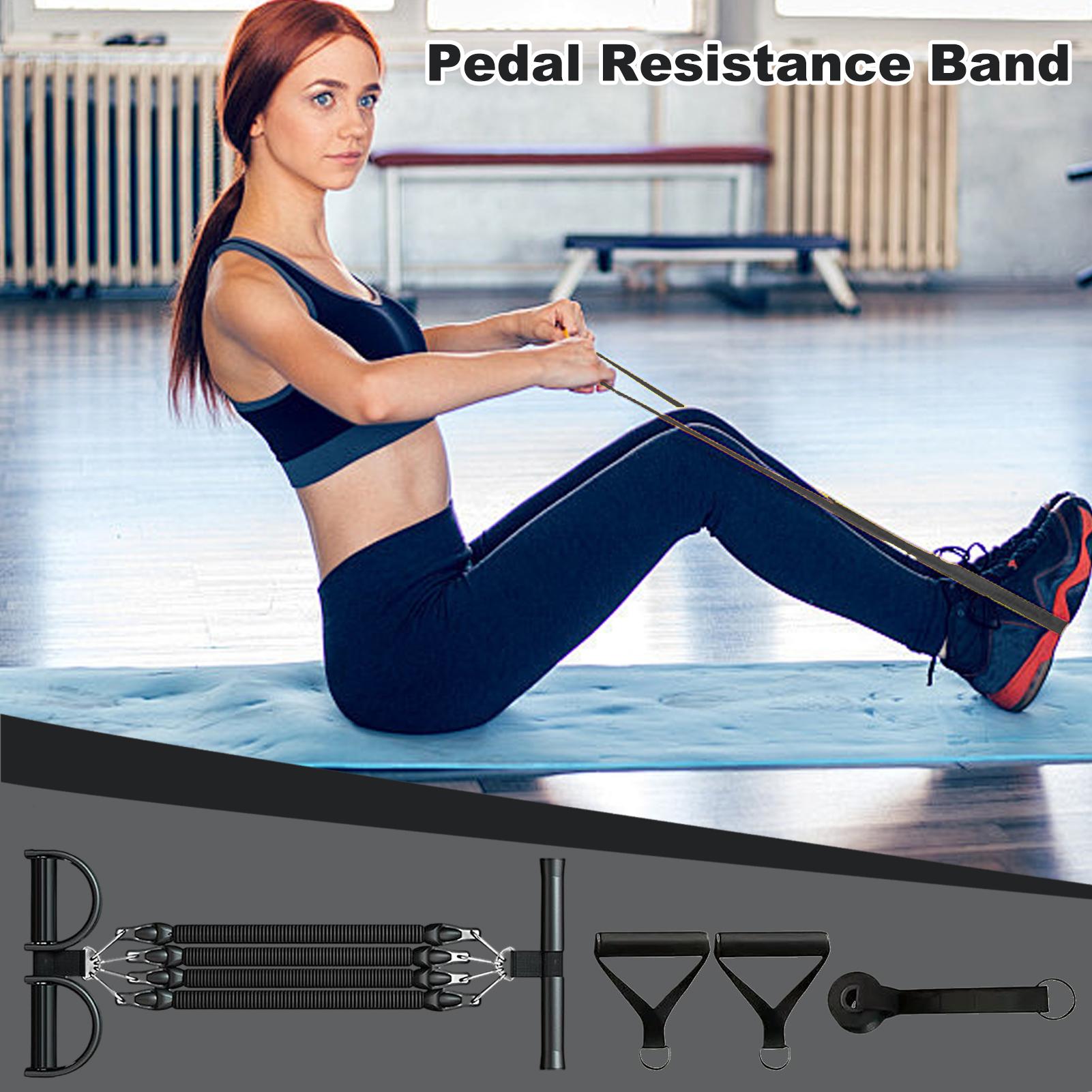 Foot Pedal Resistance Band 4-T - Home Gym Youtube 评论和价格