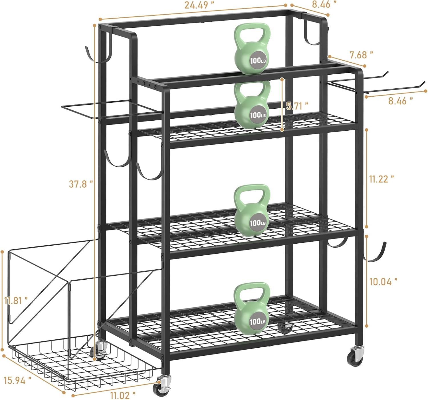 Home Gym Storage, No Material  - Home Gym Dumbbells 评论和价格