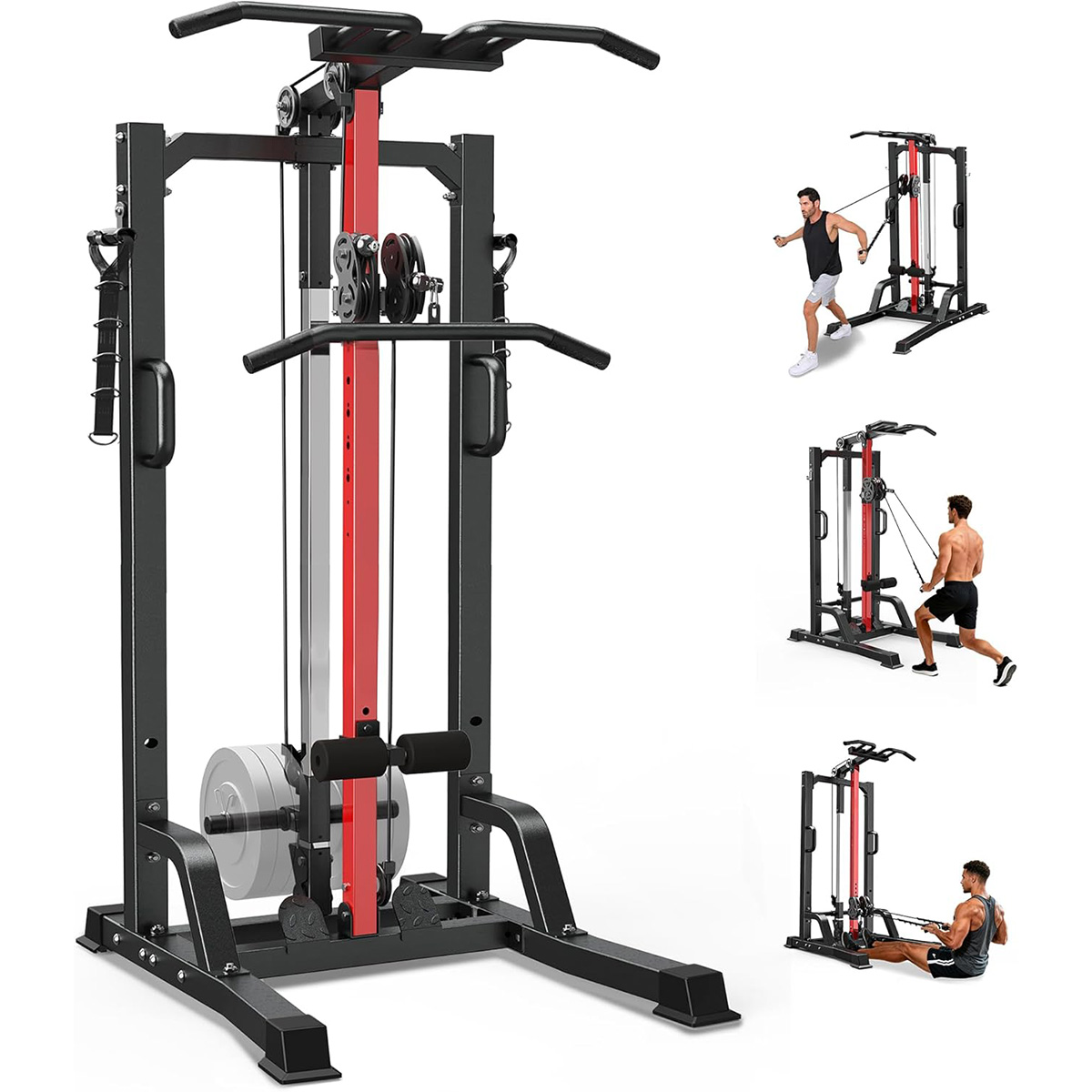 Pooboo Home Gym Machine - High - Home Gym Lat Pulldown Machine 评论和价格
