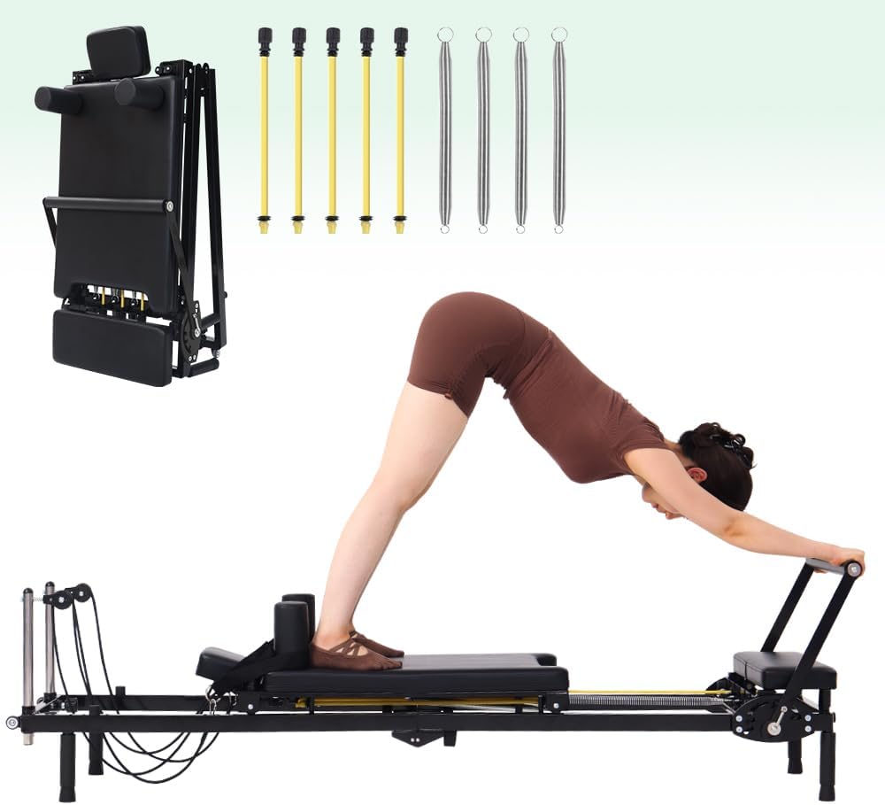 Foldable Pilates Reformer Mach - Home Gym Pilates 评论和价格