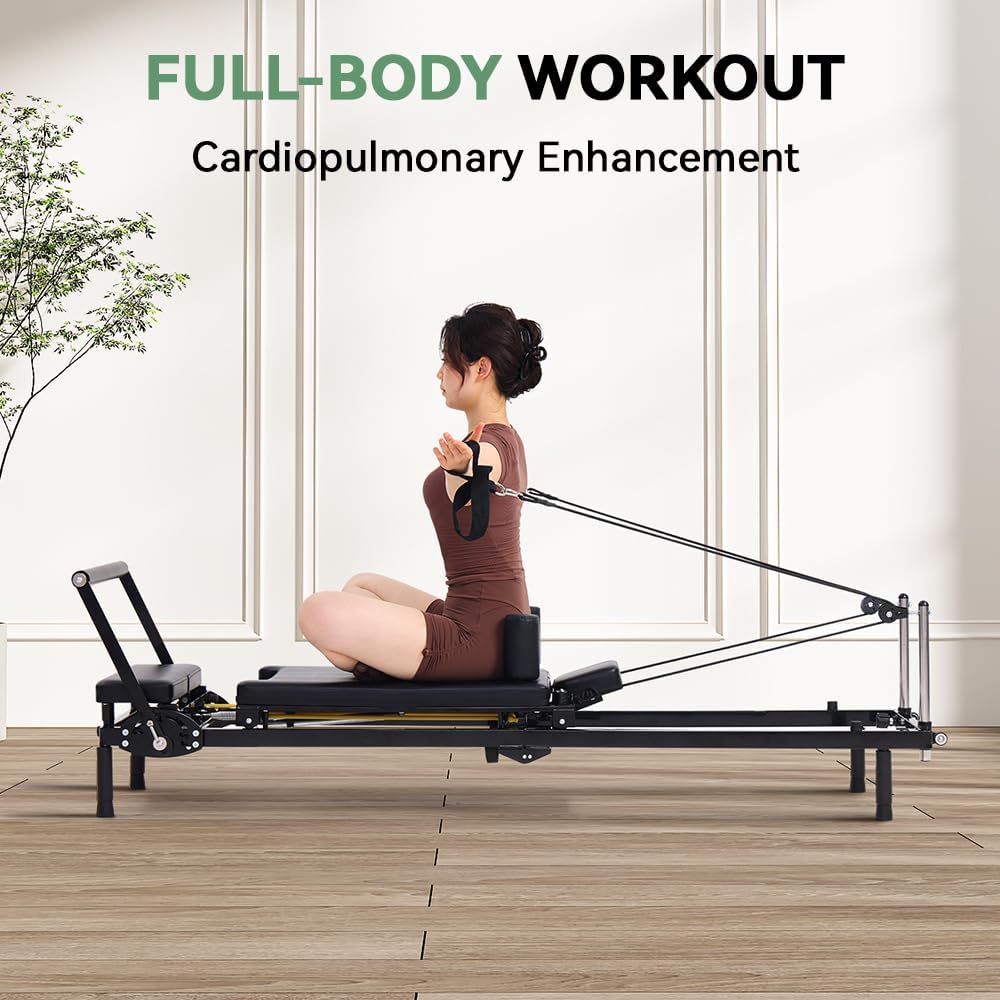 Foldable Pilates Reformer Mach - Home Gym Pilates 评论和价格
