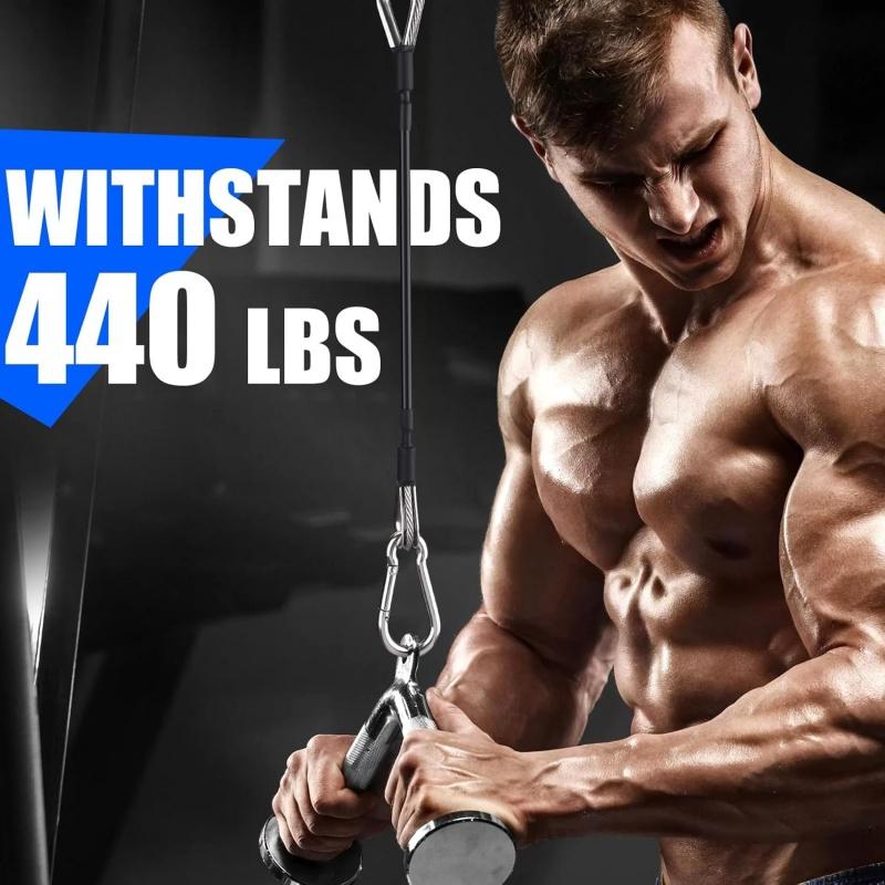 1/2 pcs gym cable extension co - Home Gym Lat Pulldown Machine 评论和价格