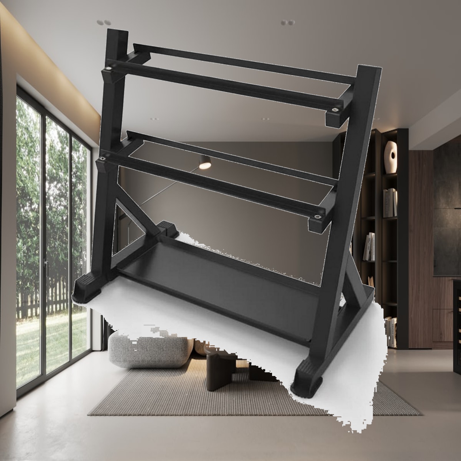 3 Tier Dumbbell Rack Saving He - Home Gym Dumbbells 评论和价格