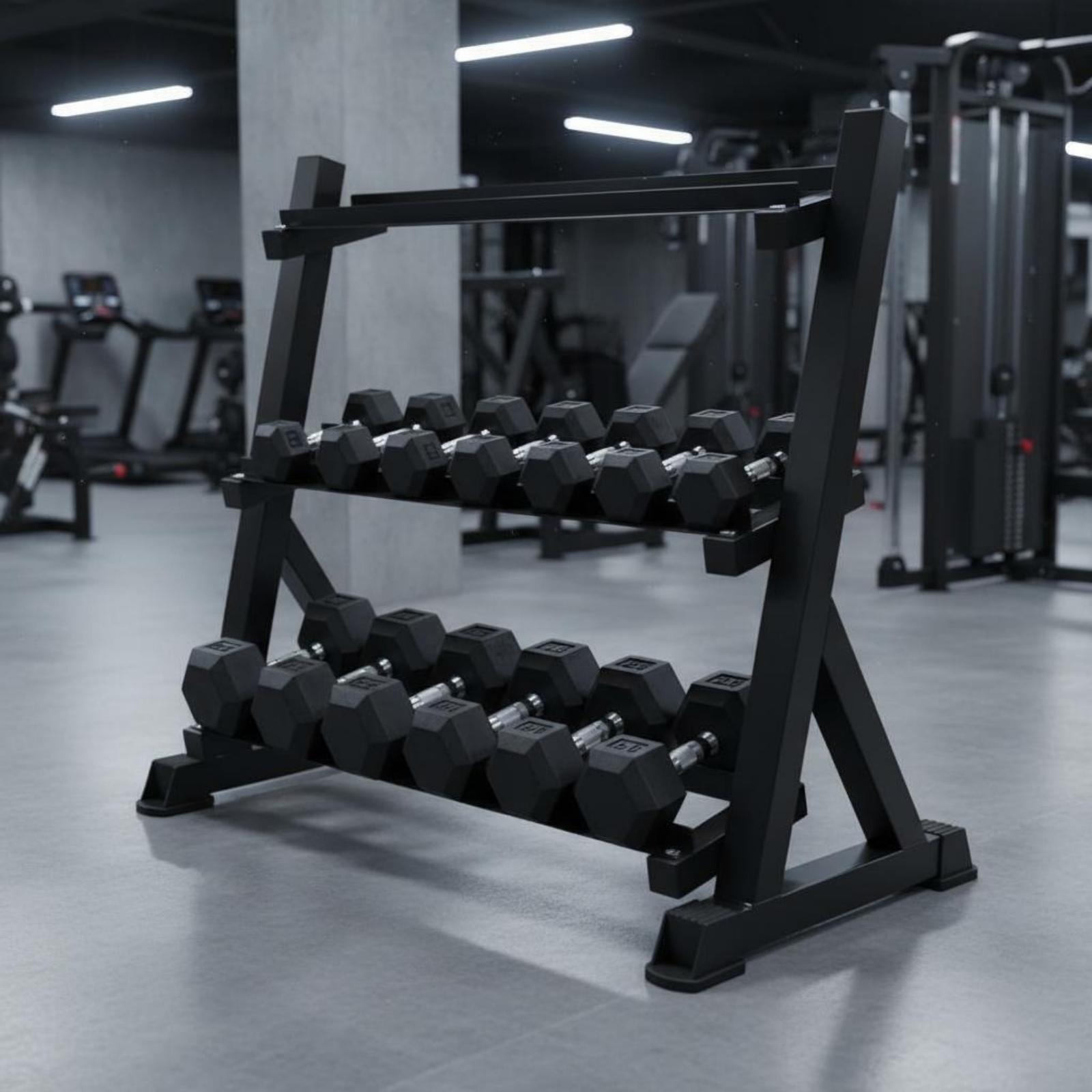 3 Tier Dumbbell Rack Saving He - Home Gym Dumbbells 评论和价格