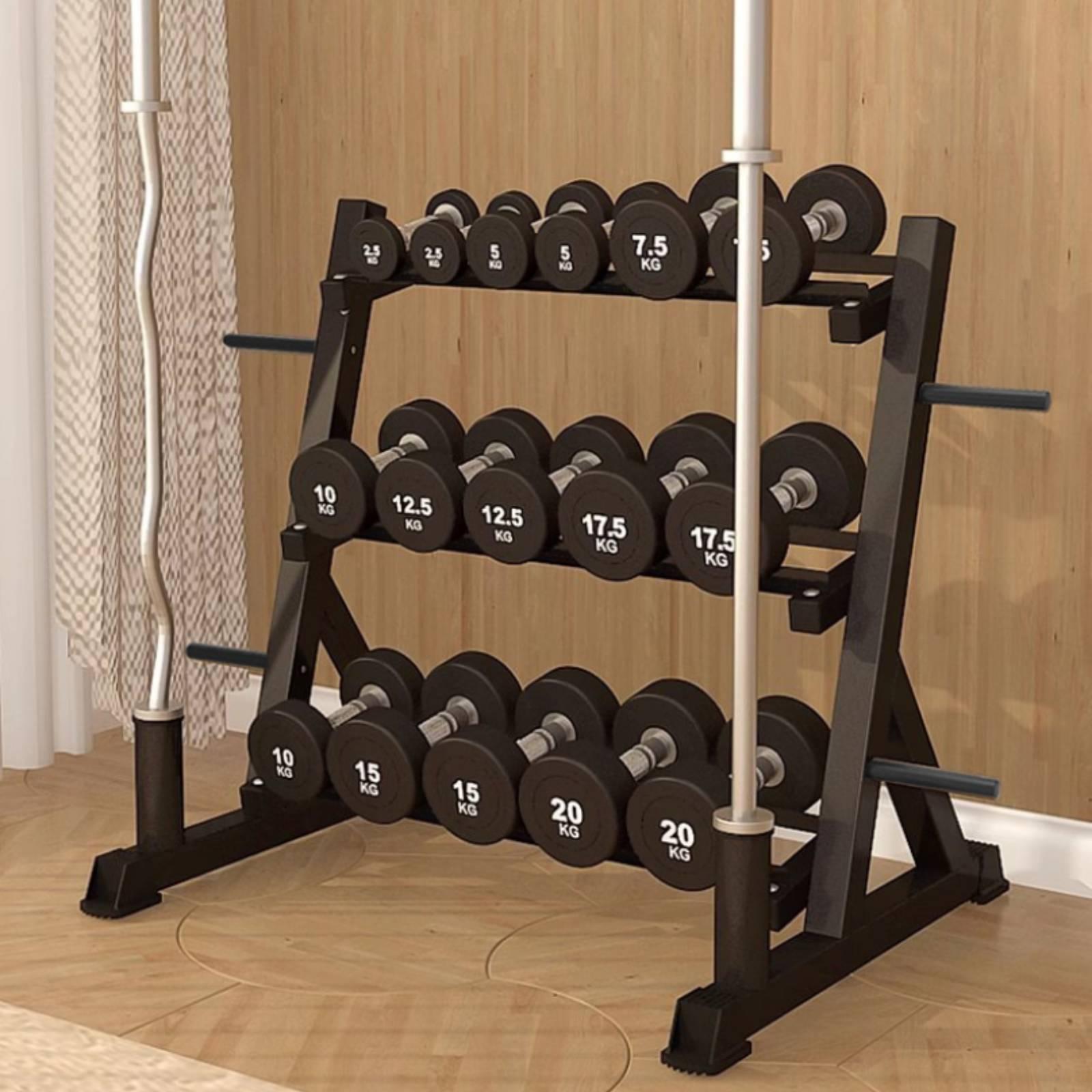 3 Tier Dumbbell Rack Saving He - Home Gym Dumbbells 评论和价格
