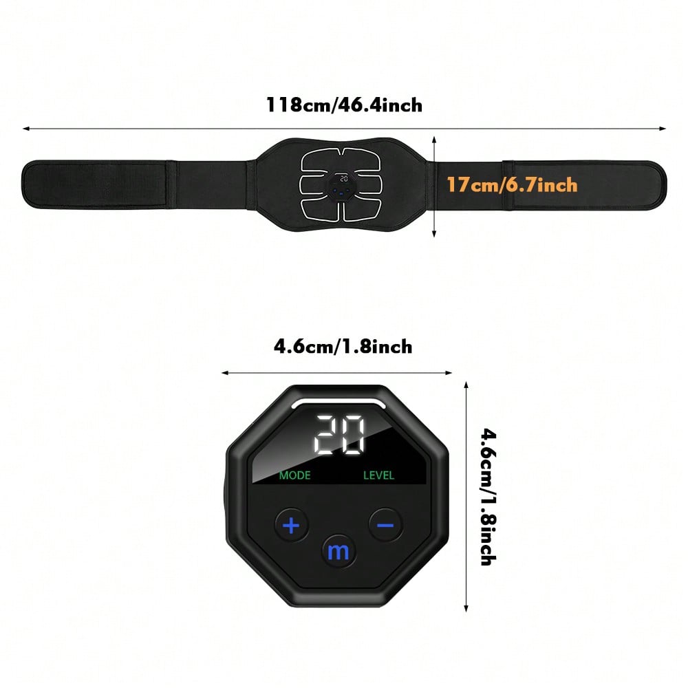 1Pc Abdominal Trainer Belt USB - Home Gym Hack 评论和价格