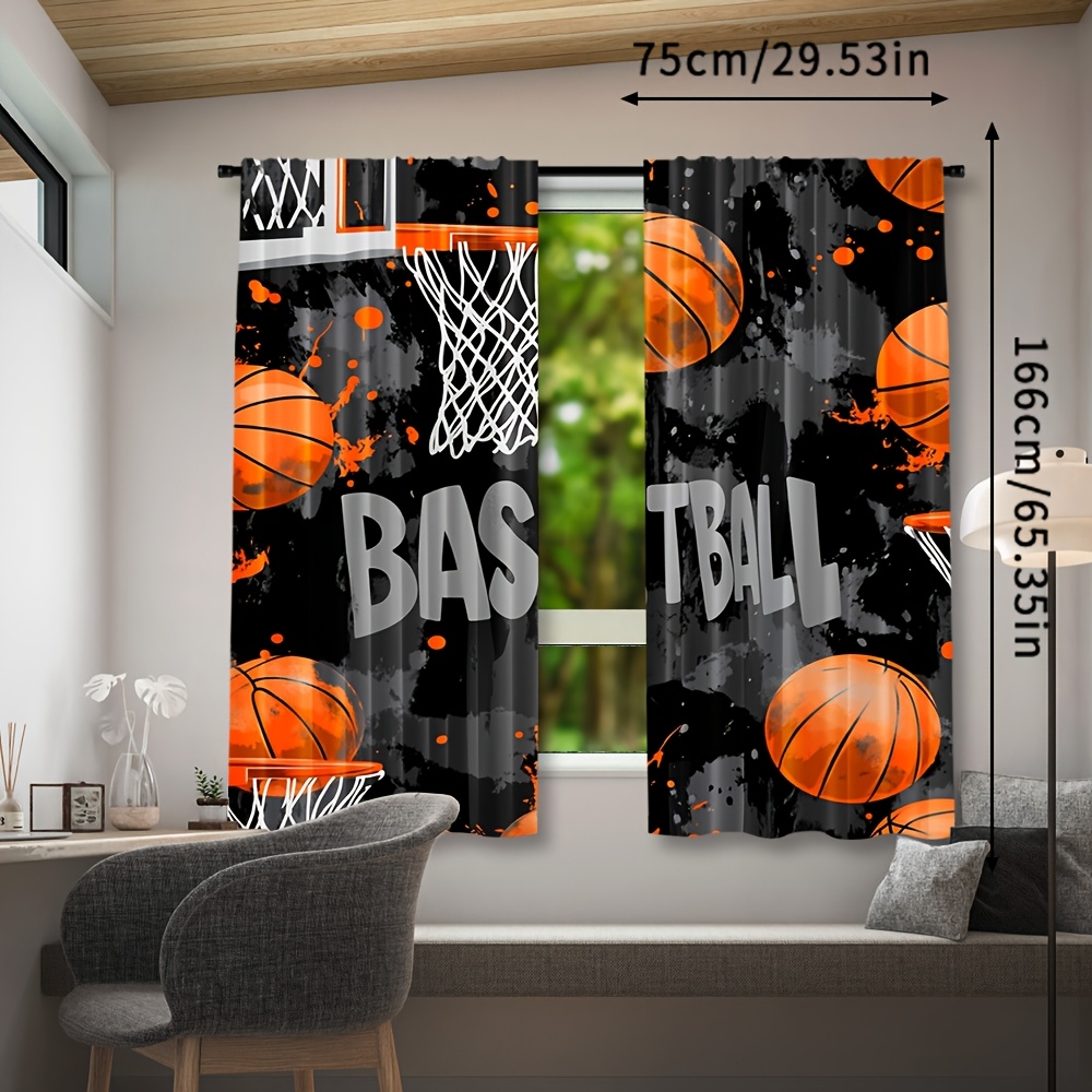 Athletic Basketball Curtain Bl - Home Gym Youtube 评论和价格