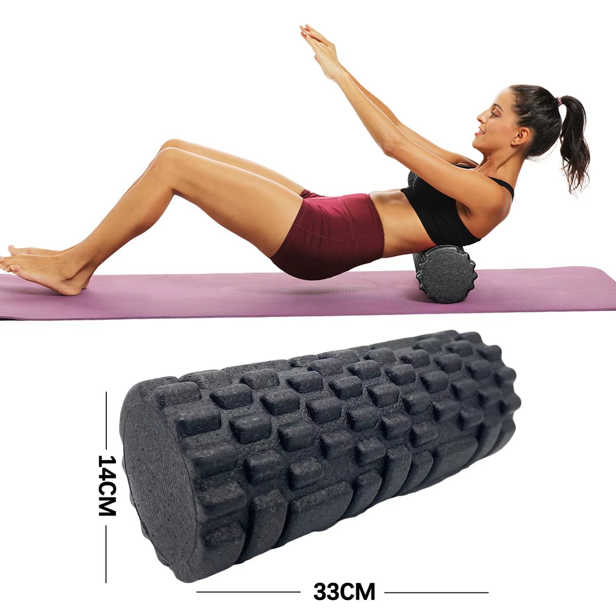 30/33cm Fitness Foam Roller Yo - Home Gym Pilates 评论和价格