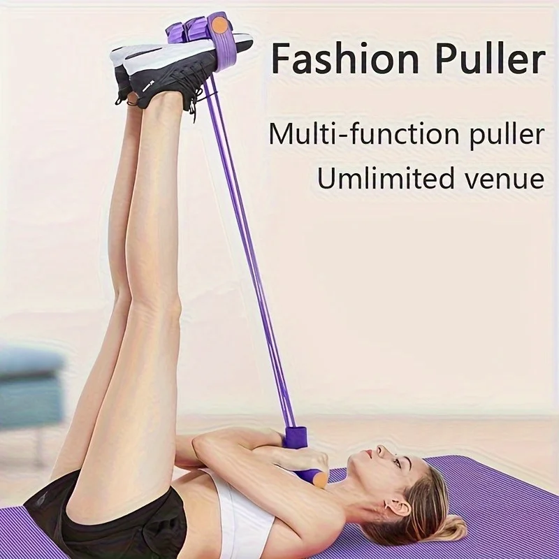 1 Pc 6-Tube Purple Yoga Resist - Home Gym Youtube 评论和价格
