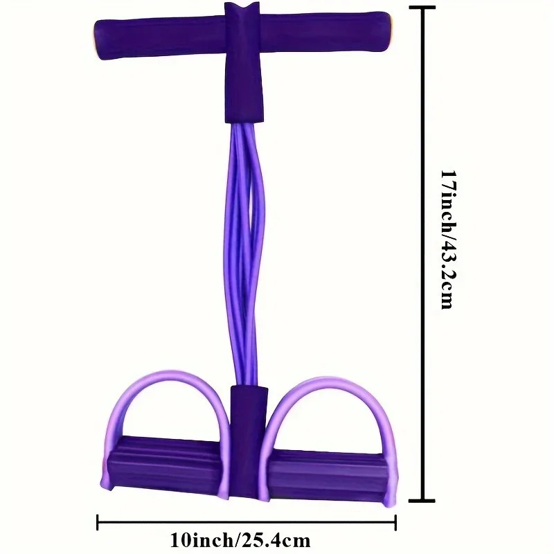 1 Pc 6-Tube Purple Yoga Resist - Home Gym Youtube 评论和价格