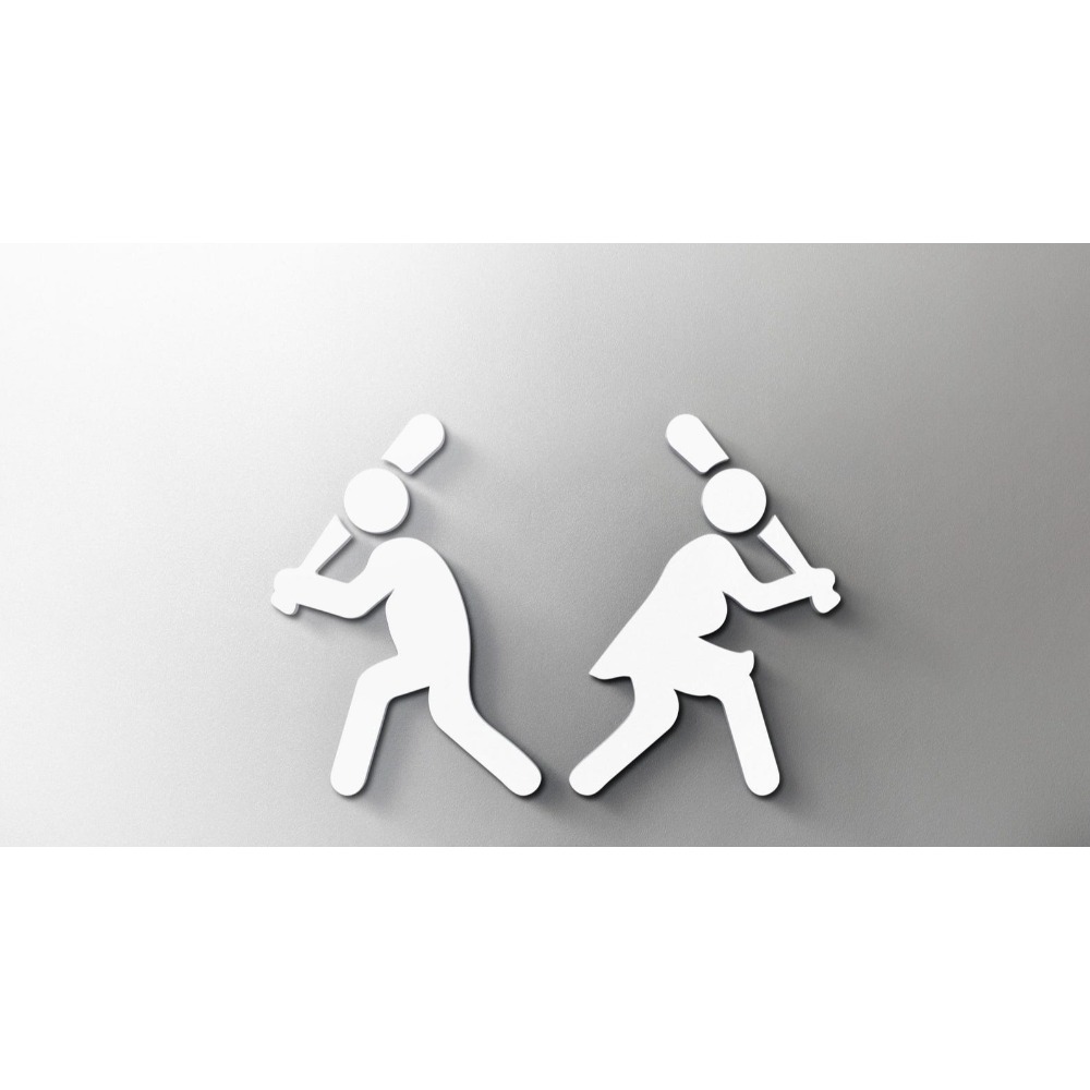 Baseball Pattern Acrylic Restr - Home Gym Minimalist 评论和价格
