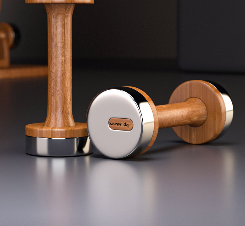 Wood & Steel Adjustable Dumbbe - Home Gym Design 评论和价格