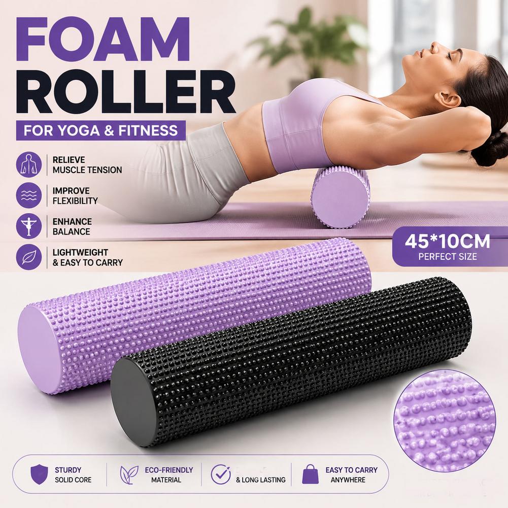 Yoga Foam Roller EVA High Dens - Home Gym Pilates 评论和价格