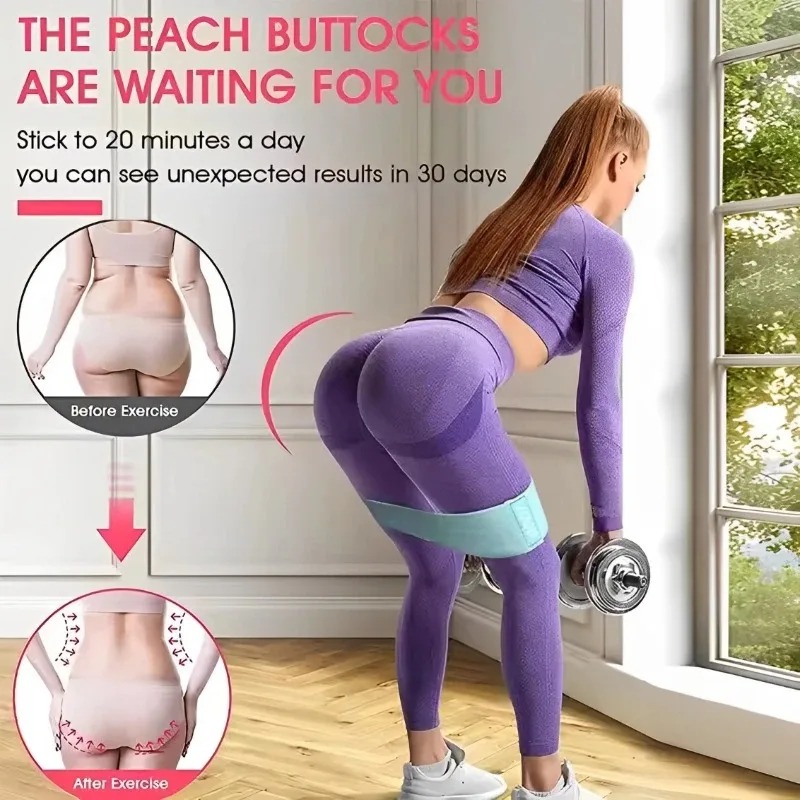 3Pcs Fabric Resistance Hip Boo - Home Gym Resistance Machine 评论和价格