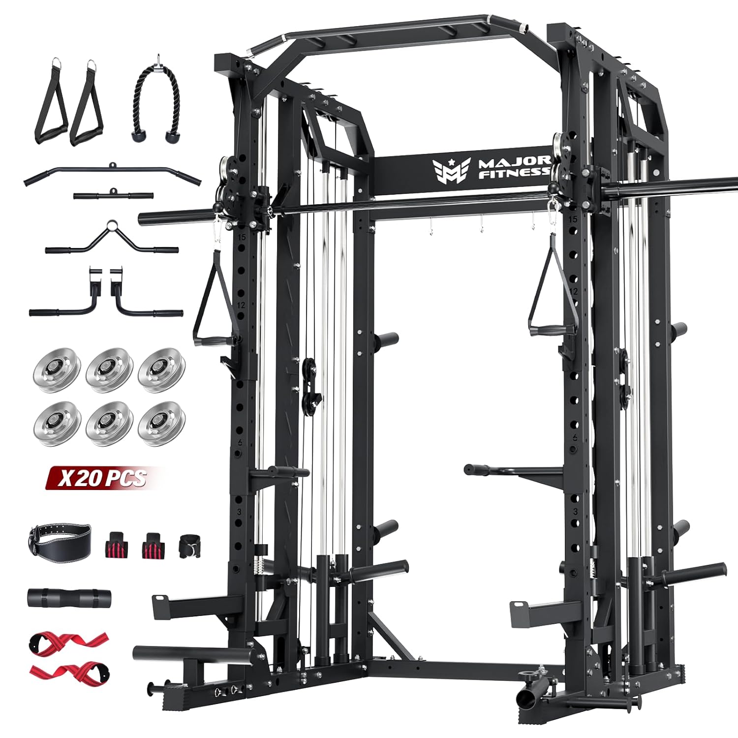 Smith Machine Home Gym Squat R - Home Gym Lat Pulldown Machine 评论和价格