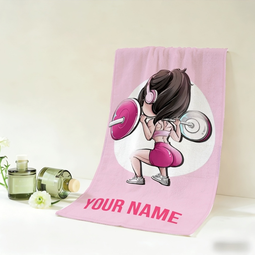 2pcs, Custom Name Towels, Cute - Home Gym Yes Or No 评论和价格