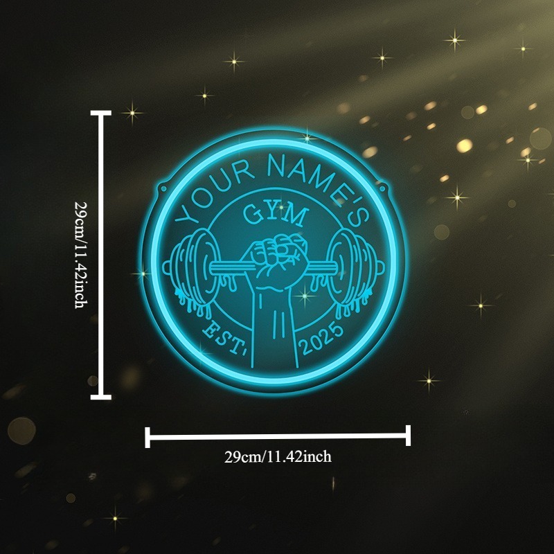 Custom LED Gym Neon Sign Barbe - Home Gym Interior Design 评论和价格