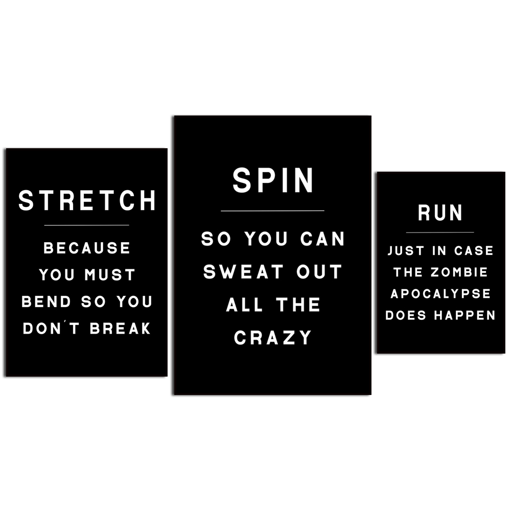 Gym wall art | home gym decor  - Home Gym Minimalist 评论和价格