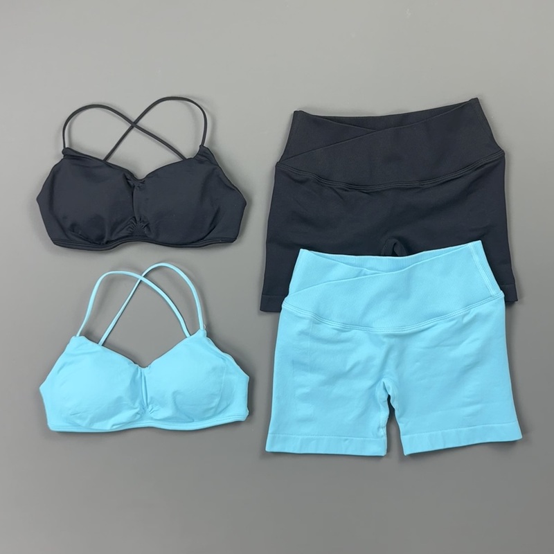 2 Pieces Sports Set Women Thin - Home Gym Pilates 评论和价格