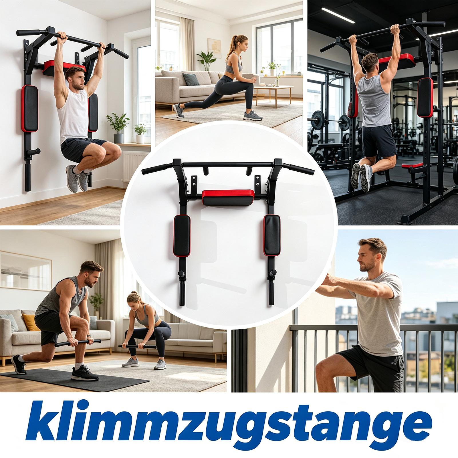 Pull Up Bar Wall Mounted Upper - Home Gym Upper Body Workout 评论和价格