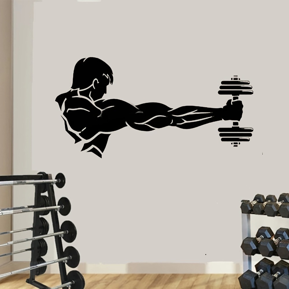 Fitness Home Decor Vinyl Wall  - Home Gym Interior Design 评论和价格