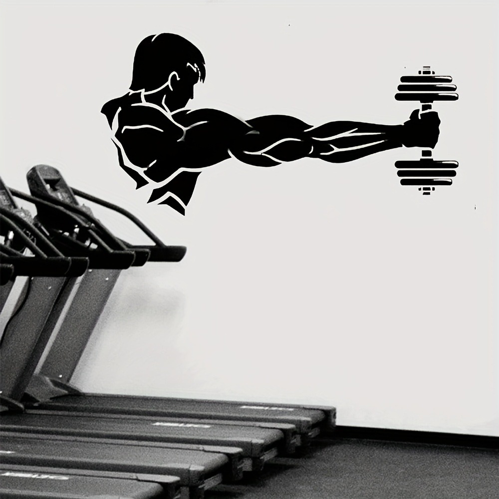 Fitness Home Decor Vinyl Wall  - Home Gym Interior Design 评论和价格