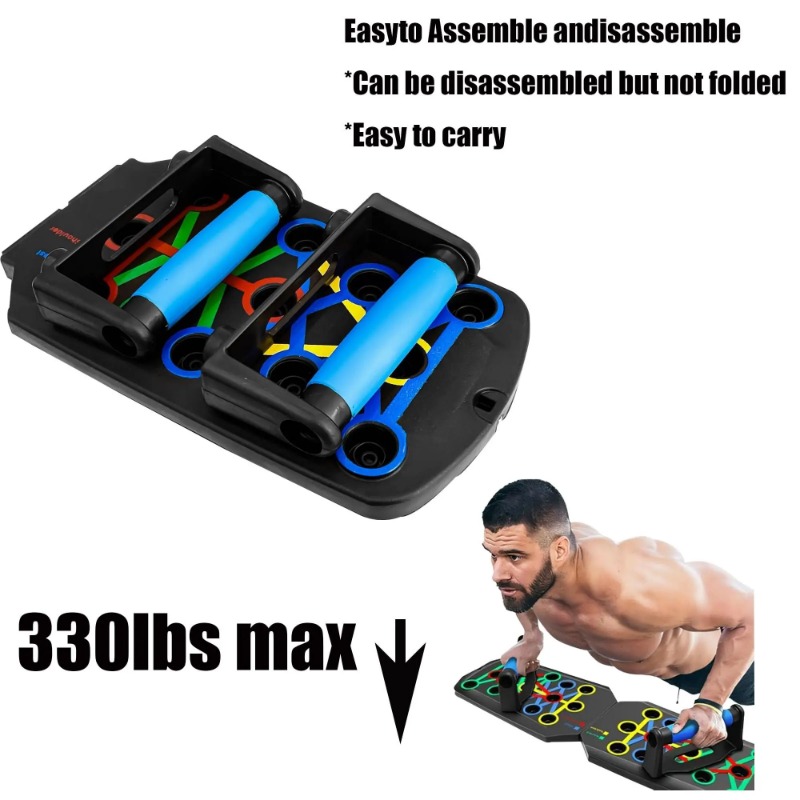 Foldable Push Up Board with Re - Home Gym Hack 评论和价格