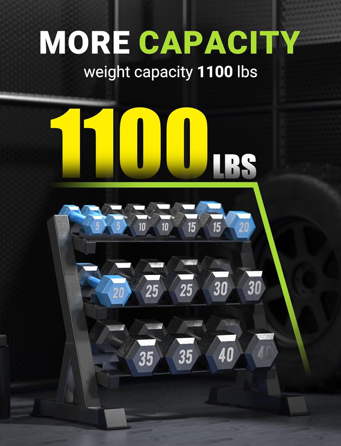 Home Gym Dumbbell Rack, 3 & 5  - Home Gym Dumbbells 评论和价格